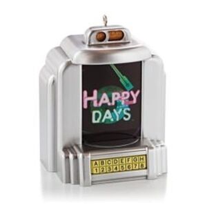 Hallmark Happy Days 2013 Jukebox Ornament Music Sound Optional Light New in Box